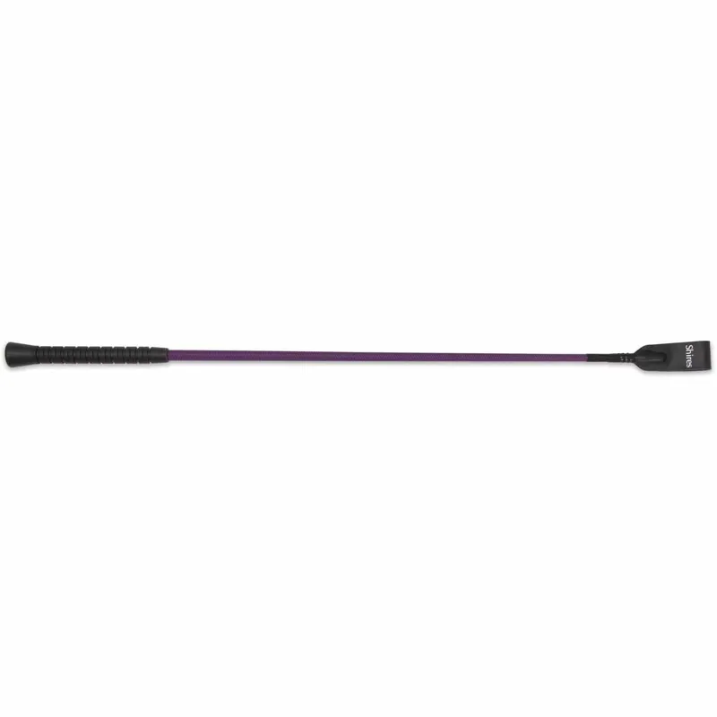 Shires 26.5 Inch Plain Stem Whip In Purple